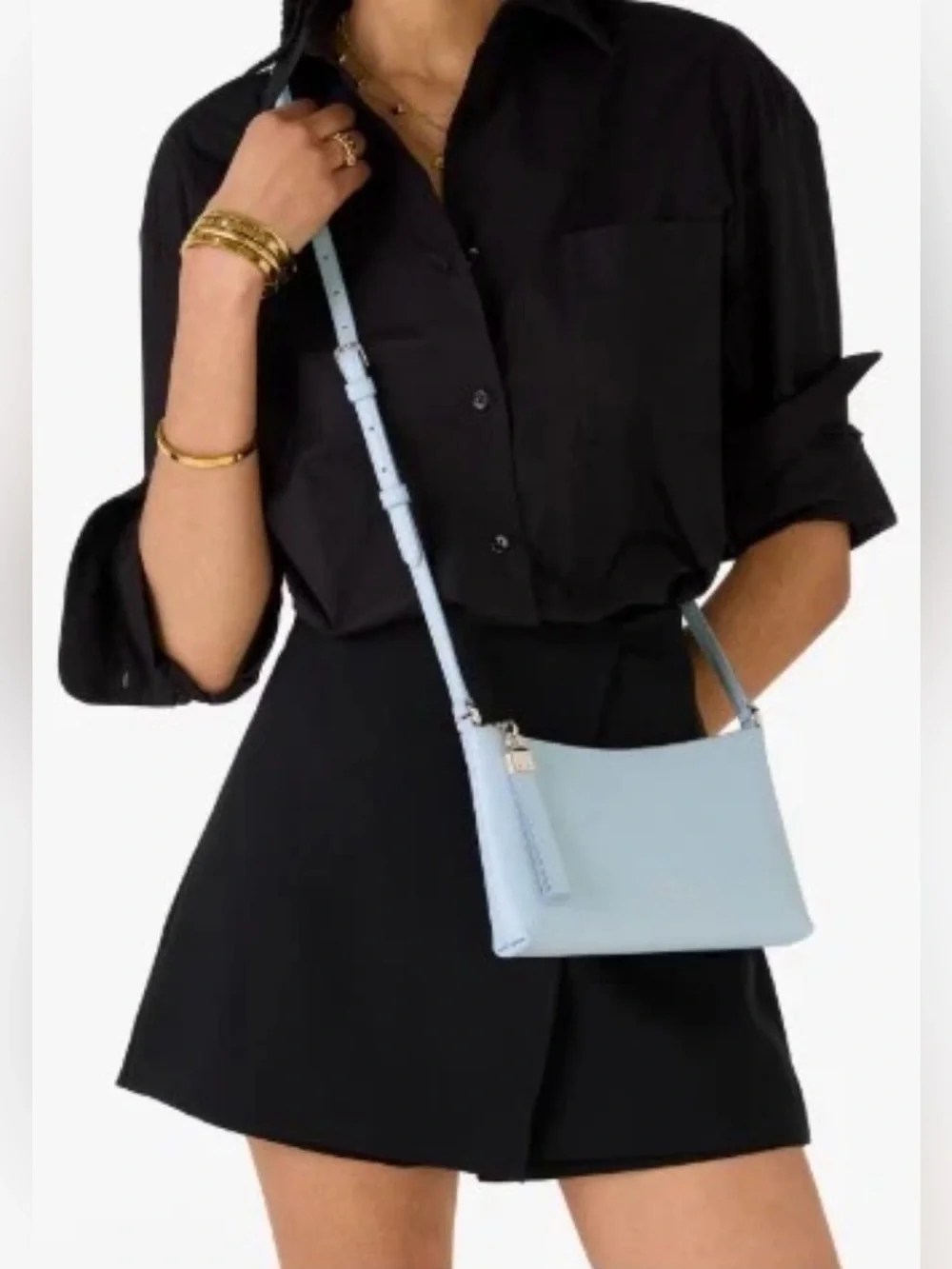 kate spade Sadie Crossbody in Ocean Fog